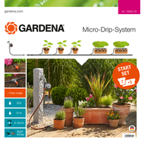 Gardena Micro-drip-system startpaket för blomkrukor m, automatiskt  13002-20 