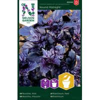 Nelson Garden Röd basilika - 'round midnight' - ocimum basilicum var. purpurascens  90098 Nelson Garden Röd basilika - 'round midnight' - ocimum basilicum var. purpurascens  90098
