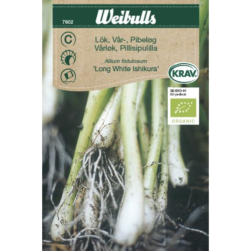 Weibulls Weibulls Lök, Vårlök Long Whiote Ishikura - allium fistulosum 7802KRAV
