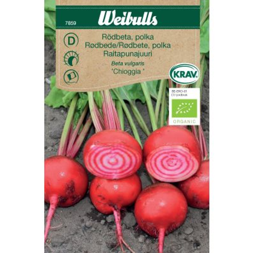 Weibulls Weibulls Rödbeta chioggia  - beta vulgaris 7859 KRAV