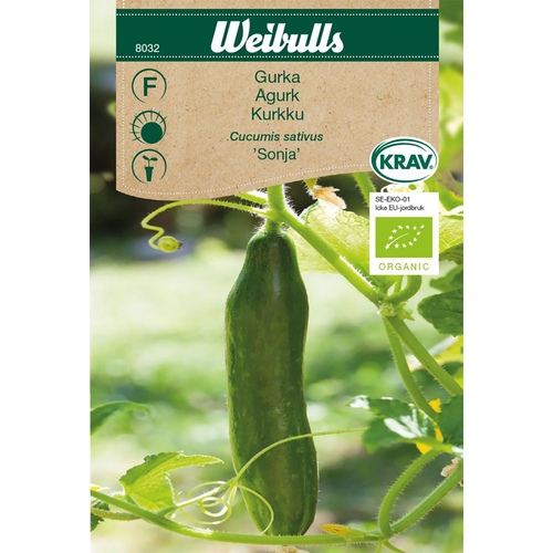 Weibulls Weibulls Gurka - cucumis sativus Sonja 8032 KRAV Nyhet