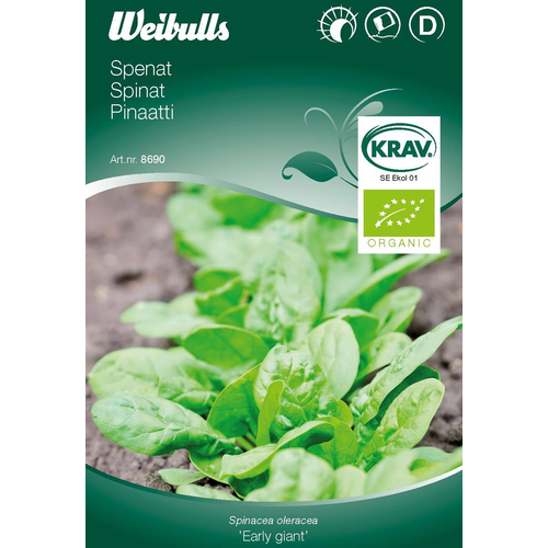 Weibulls Spenat *bio* krav/eko - spinacea oleracea 8691