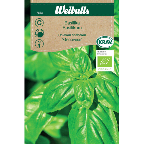 Weibulls Weibulls Basilika genovese krav/ekologisk - ocimum basilicum