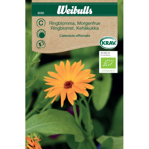 Weibulls Weibulls Ringblomma - calendula officinalis 6080, Krav, Nyhet