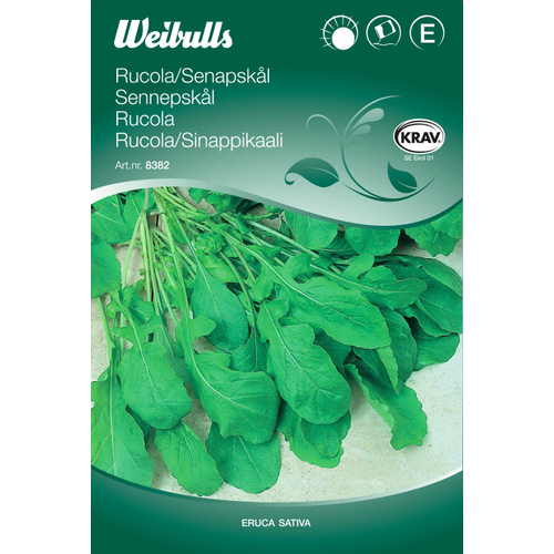 Weibulls Rucola/Senapskål, KRAV - Eruca sativa - 